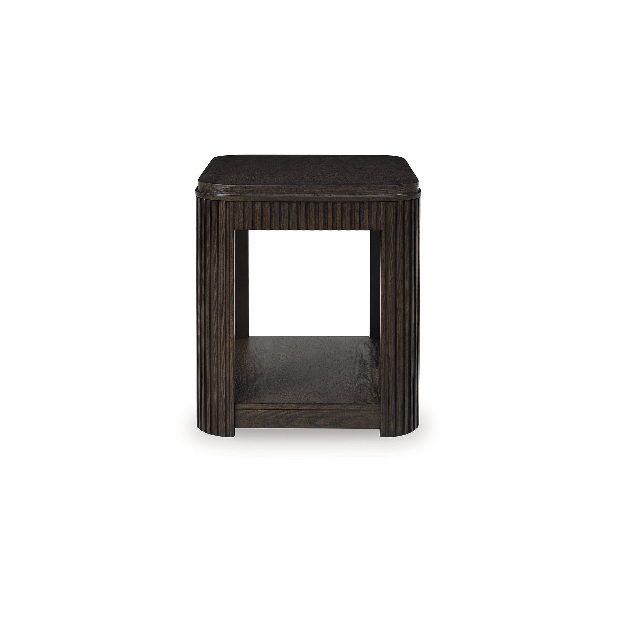 Signature Design by Ashley Carlibrie End Table with Shelf, Warm Brown