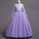 thumbnail image 2 of Vestido de novia de encaje con diamantes y minifalda para niña, vestido de princesa, vestido de actuación, 2 of 6