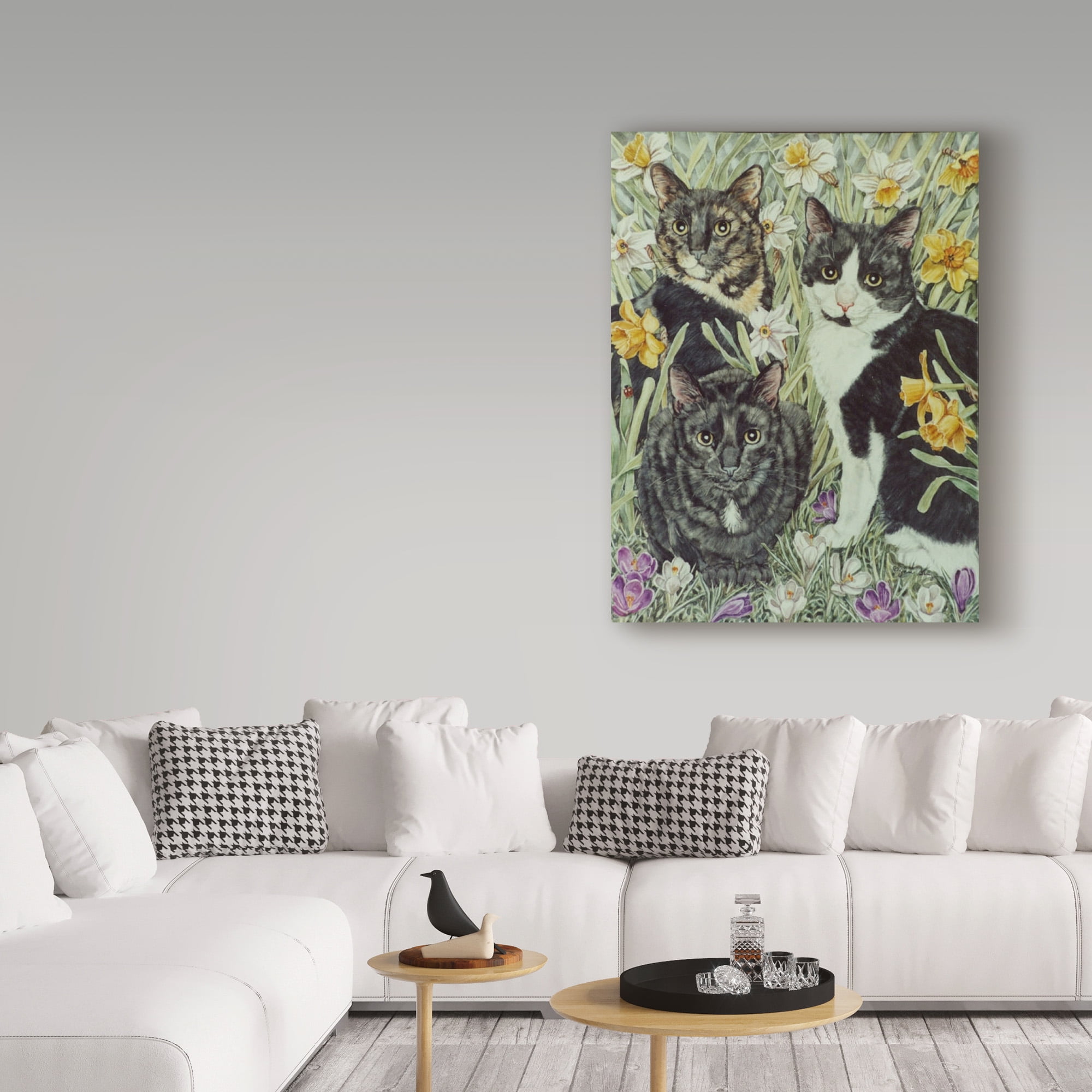 Trademark Fine Art 'The Trio' Canvas Art by Jan Benz