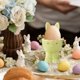 thumbnail image 4 of Porta Huevos de Conejo de Cerámica para Pascua, Decoración Del Hogar, 4 of 7