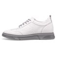 thumbnail image 2 of CMR CHAMARIPA Height Increasing Casual Shoes - White Leather Elevator Sneakers - Taller Shoes For Men 6CM / 2.36 Inches, 2 of 5