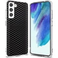 thumbnail image 1 of TalkingCase Slim Case Compatible for Samsung Galaxy S21 FE 5G (Fan Edition), Steel Grate 4 Print, Lightweight, Flexible, Soft, USA, 1 of 7