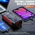 thumbnail image 6 of GPED Portable Car Jump Starter, 4000A Peak, 39800mAh Power Bank, 12V Auto Battery Booster, 8-in-1, 6 of 7