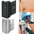 thumbnail image 1 of Ganfancp Inicio Cerradura de La Puerta de Seguridad con 8 Tornillos a Prueba de Niños Puerta de Refuerzo de Bloqueo con 3 Pulgadas de Parada de Soportar para Puertas Batientes Hacia El Interior de Ac, 1 of 4