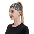 thumbnail image 5 of Husky print Sports Headband for Women Men, Running Headband Sweat Bands for Cycling, Yoga, Spa, Athleti, Workout - Moisture Wicking Hairband, 5 of 5