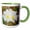 Green/White, variant on 3drose, Dwarf Evening Primrose Flower, Mohave Desert Arizona - Us03 Hga0012 - Howie Garber, 11oz Two-tone Yellow Mug