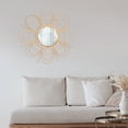 thumbnail image 2 of Woven Wall Hanging Mirror Rattan Wall Mirror Rattan Hanging Mirror Decor, 2 of 7