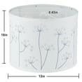 thumbnail image 7 of NATYSWAN White Lamp Shade, Large Drum Lampshade , Replacement Lamp Shade Natural Linen Hand Crafted for Table Lamps Floor Lamps, Easy Assembly Required, 7 of 7