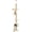 Beige, variant on Tall Cat Tree Floor to Ceiling Adjustable 90.5''-100.4'' Cat Tower with Condo & Hammock for Large Indoor Cats, Green Climbing Tree