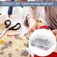 thumbnail image 3 of Advancent 1 caja de alfileres de costura recta, accesorio de ropa de punto, cabeza de bola de cristal, agujas de posicionamiento DIY, suministros De coser, 3 of 6