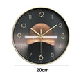thumbnail image 2 of 8-inch creative fashion clock decoration quiet simple quartz clock, 2 of 5