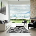 thumbnail image 7 of Ahgly Company Machine Washable Indoor Rectangle Transitional Gray Cloud Gray Area Rugs, 2' x 5', 7 of 7