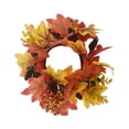 thumbnail image 3 of Guirnalda de otoño con flores naturales para celebraciones Estilo A, 3 of 9