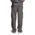 thumbnail image 5 of Nestiefly Mens Cargo Baggy Sweatpants With Pockets 2026 Trendy Causal Drawstring Waist Joggers Workout Active Sweat Pants Dark Gray 2XL, 5 of 6