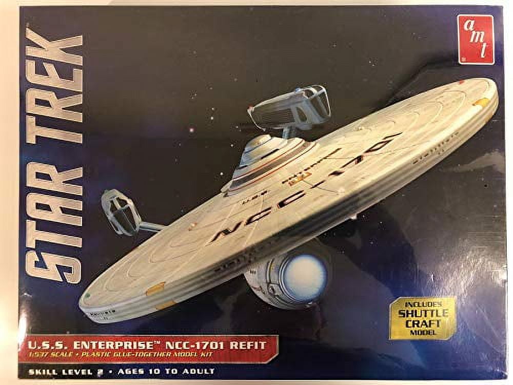 AMT 1080 Star Trek USS Enterprise NCC-1701 Refit 1:537 Scale Model Kit
