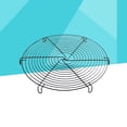 thumbnail image 4 of SHISUYAN 12 Inch Round Cooling Racks: Stainless Steel Circle Roasting Rack Steamer Insert Rack for Round Cake Pans Air Fryer Steamer Rack, 4 of 5