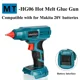 thumbnail image 1 of Pistola de Pegamento Caliente Inalámbrica para Batería de Iones de Litio Ma.kita 18V Max, Pistola de Pegamento de Derretimiento Caliente de Precalentamiento Rápido con 10 Piezas de Barras de Pegam..., 1 of 10