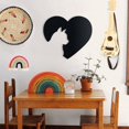 thumbnail image 3 of Cuadro Decorativo de Metal con Diseño gato corazon Chico, 3 of 4
