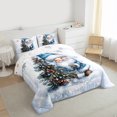 thumbnail image 3 of Castle Fairy Boys Girls Cartoon Xmas Gnome 3-Piece Full Size Comforter Sets,Happy New Year Bedding Comforter Set,Merry Christmas Lightweight Bedding Sets,Ultra Soft Home Decor, 3 of 8