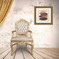 thumbnail image 3 of Vess, June Erica 26x26 Gold Ornate Wood Framed with Double Matting Museum Art Print Titled - Paper Stack III, 3 of 4