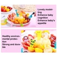 thumbnail image 2 of Tenedor de fruta y comida para niños, caja Bento con animales bonitos, decoración, tenedores, tenedores pequeños para pastel, tenedores de postre, 2 of 5
