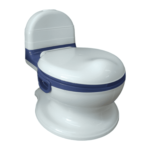Baño Entrenador Bacinica The Baby Shop con sonido, asiento acojinado y antiderrapante Azul