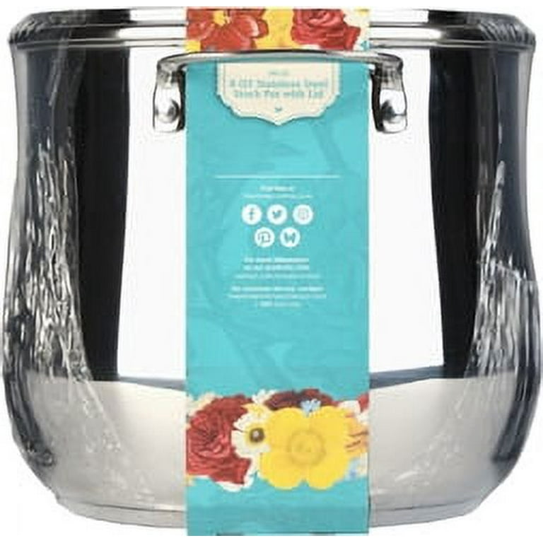 The Pioneer Woman 8-Quart Stainless Steel Stock Pot