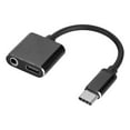 thumbnail image 6 of 3.5mm Audio Headphone Adapter 2 In 1 3.5mm Type C Audio Adapter Converter Audio Headphone Adapter Black, 6 of 8