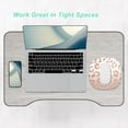 thumbnail image 4 of ERDS-Small Mouse Pad 6.6 Inch, Takes up Wrist and Mouse Space, Waterproof Compact Mini Mouse Mat for Laptop Computer Wireless Mouse Keyboard Home Office Travel,Rose Gold Marble, 4 of 4