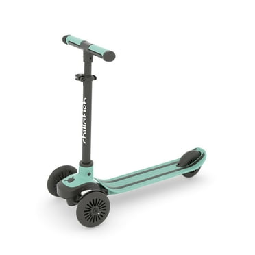 Chillafish Scotti 3-Wheel Lean-to-Steer Scooter for Kids Ages 3 , Adjustable Height, Lightweight Twintip Deck with Brake, Mint