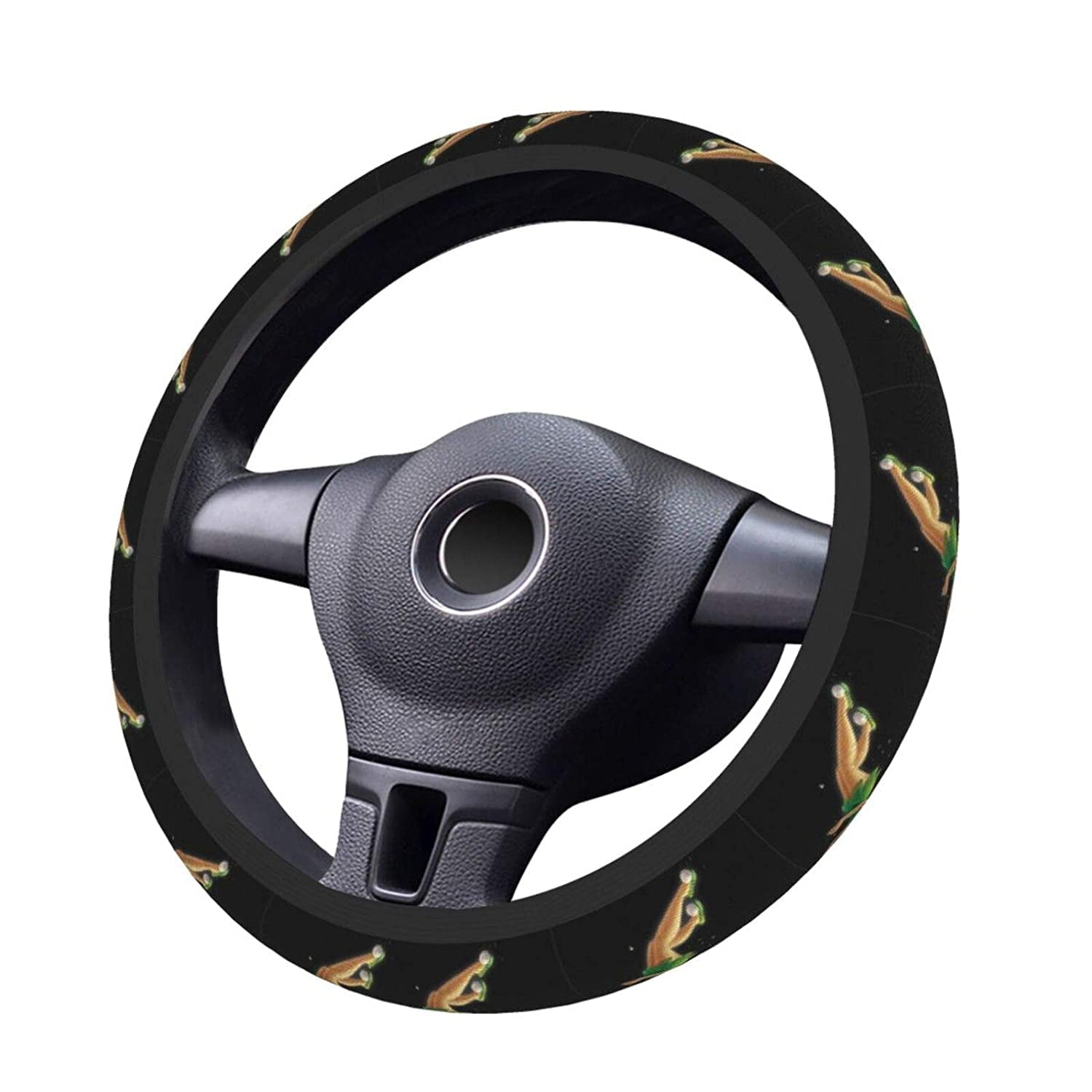 Universal Steering Wheel Covers Car Accessories Tinkerbell and Fairy Car Steering Wheel Cover Universal 15 Inch