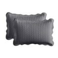 thumbnail image 5 of IR Imperial Rooms 3-Piece Bedspread & Coverlet Chevron Pattern Quilt Set for King Bed, Washable, Adults  Gray, 5 of 10