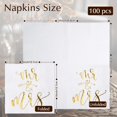 thumbnail image 2 of HornPro Gold&White Disposable Napkins, 1 Count, Paper, 2 of 6
