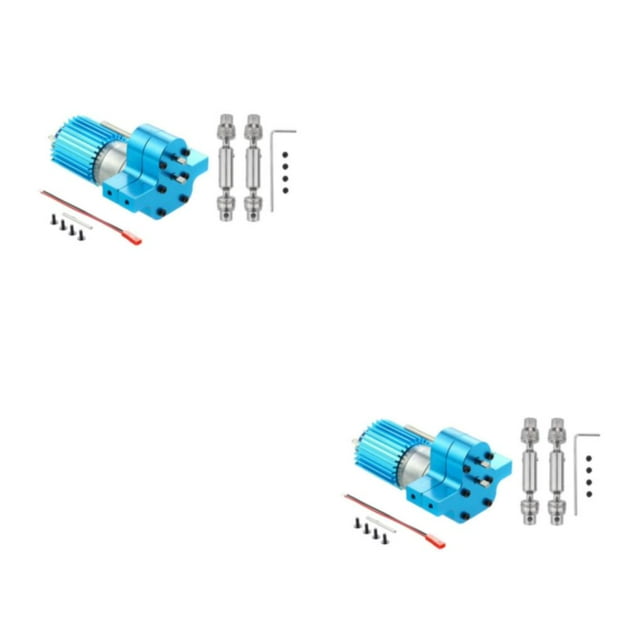 ZheElen Metal Box Transfer 370 Motor Accessory for WPL C14 Q60 Robust and Dependable Blue 3.17mm 2Set