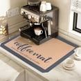 thumbnail image 3 of MYG Silicone Anti-slip Kitchen Draining Mat Coffee Machine Pad Placemats Drain Pads, 3 of 8