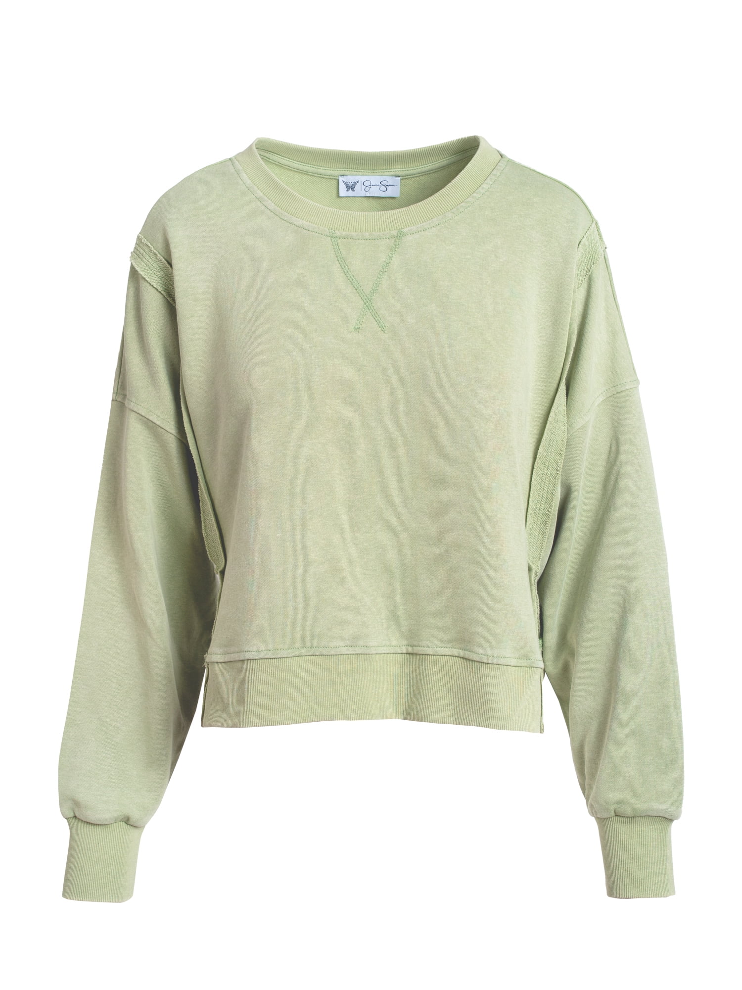 Jessica Simpson Women's Philomenia Knit Denim Pullover Top, Sizes XS-4X
