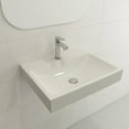 thumbnail image 6 of BOCCHI 1077-014-0126 Scala Arch 23.75 Wall-Mounted Fireclay Sink In Biscuit, 6 of 7