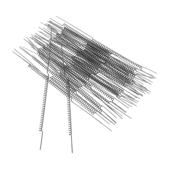 WEUVEB 50pcs Stainless Steel Wobble Springs for Shaking Ornaments, Ideal for Handmade Crafts and Projects