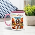 thumbnail image 3 of Thanksgiving English Springer Spaniel Pilgrim Grateful, Thankful, Blessed Fall Welcome 11oz Accent Two-tone Mug Springers Dog Lover Gifts Coffee Tea Cup - 00021, 3 of 5