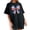 Black, variant on Patriotic T-Shirt for Women Bow Graphic Short Sleeve Casual Crew Neck Independence Day Tee Tops Black XXL