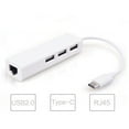 thumbnail image 2 of WRITWAA 1Pcs Type C Ethernet Adapter with 3 USB 2.0 Hub for Professionals and Ethernet Switch, 2 of 8