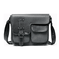 thumbnail image 1 of Bolso Mensajero De Cuero Belug gris, 1 of 5