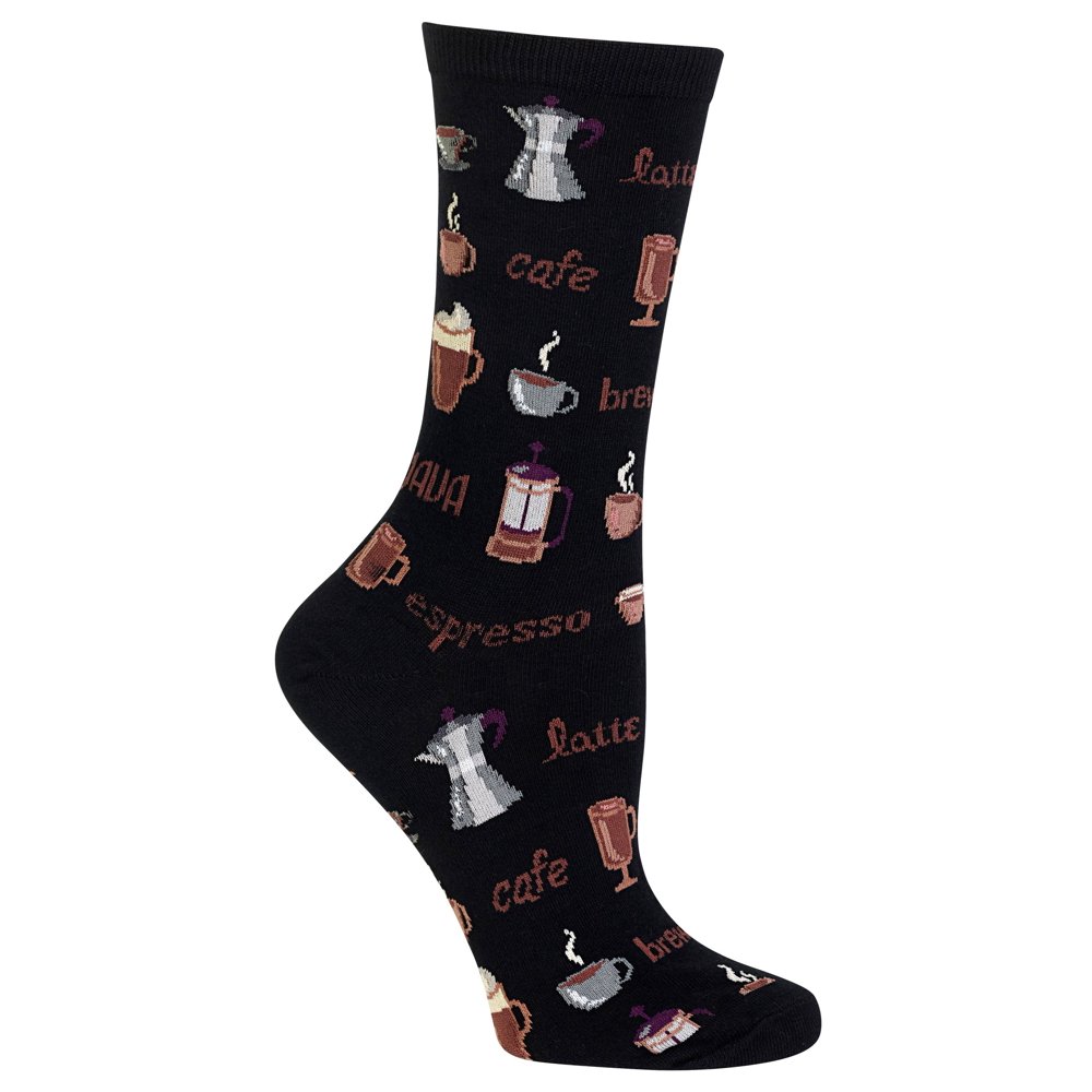 Hot Sox coffee socks, novelty socks for women by hot sox. fun socks