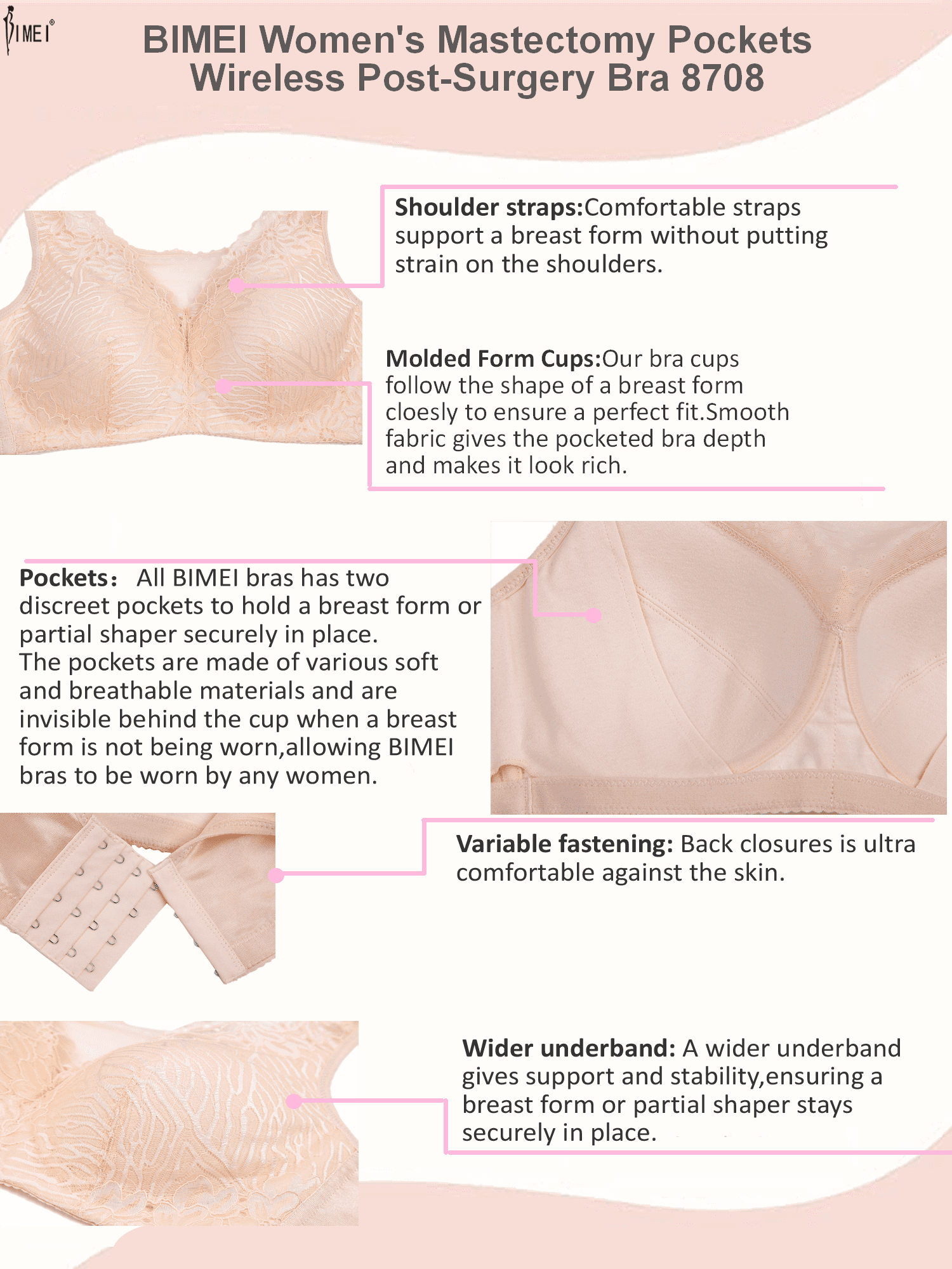 Bras H4698 Lady Cotton Artificial Breast Prosthesis Bra Women Light  Breathable Plus Size After Cancer Mastectomy From Lichee666, $33.24