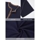thumbnail image 2 of Camisa Henley Gleam Ledra para hombre, manga corta, algodón, gris oscuro, 2 of 2