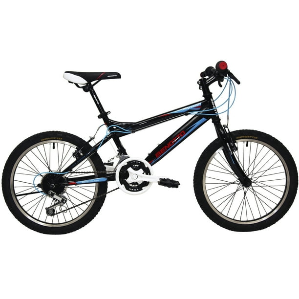 Bicicleta Benotto Montaña PROGRESSION R20 Acero 21V Negro Niño