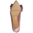 thumbnail image 5 of Journee Womens Crystol Slip On Low Stiletto Pointed Toe Evening Pumps, Widths Available, 5 of 10