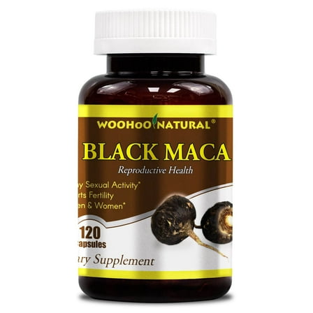 WooHoo Natural Peruvian Black Maca 1500mg - 120 Caps