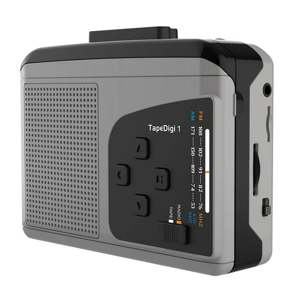 Original Tape Walkman Cassette Player AM/FM Radio Record,Cassette To MP3 Converter To Micro SD Card Voice Capture Card Box ,Easy to Use