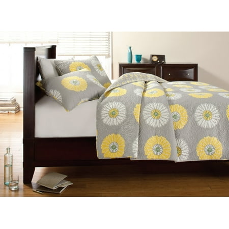 White Yellow Sunflower Hypoallergenic Polyester Microfiber 3
